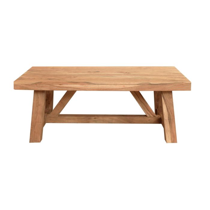 Mesa Centro Colonial DKD Home Decor Marron 60 x 40 x 110 cm