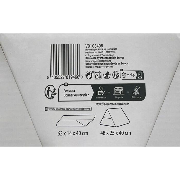 Almohada Triangular Multiposición de Doble Cuña - Inde 22 Almohada Triangular Multiposición de Doble Cuña - Inde 22