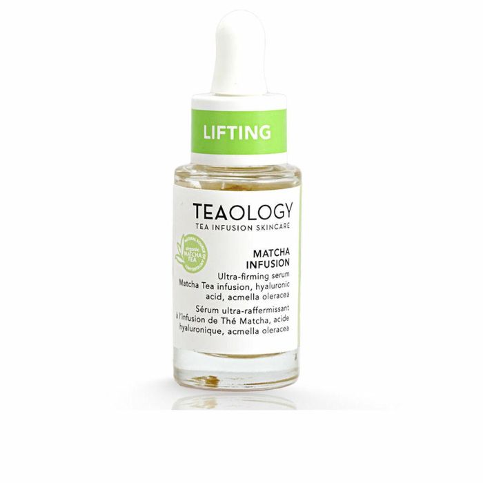 Teaology MATCHA TEA INFUSION Sérum Facial Ultra-Reafirmante Antiarrugas Hidratante con Ácido Hialurónico y Té Matcha 15 ml