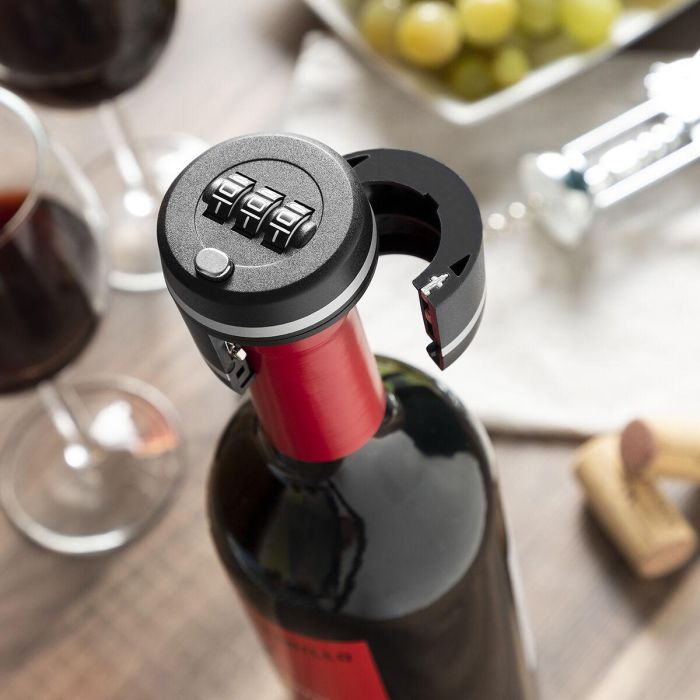 Candado para Botellas de Vino Botlock InnovaGoods 10 Candado para Botellas de Vino Botlock InnovaGoods 10