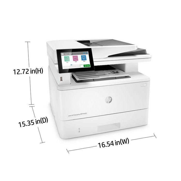 HP M430f LaserJet Enterprise MFP Impresora Multifunción Láser 63ppm, 600x600dpi, 2000MB RAM, Conexión USB, Pantalla LCD 4.3 pulgadas 24