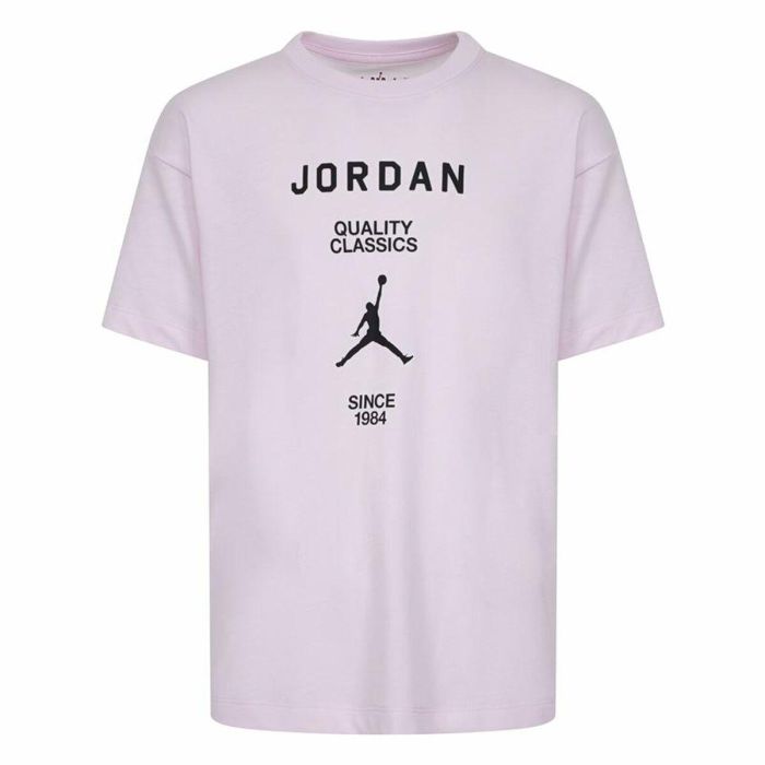 Camiseta de Manga Corta Infantil Jordan Jdg W J Ss Gf Gfx Rosa 0 Camiseta de Manga Corta Infantil Jordan Jdg W J Ss Gf Gfx Rosa 0