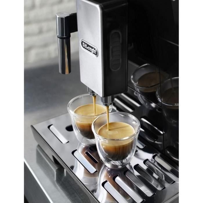 De'Longhi ECAM 44.660.B Cafetera con Molinillo de Café, Potencia 1450W, Depósito de 400g para Granos de Café, Acabado Negro 5