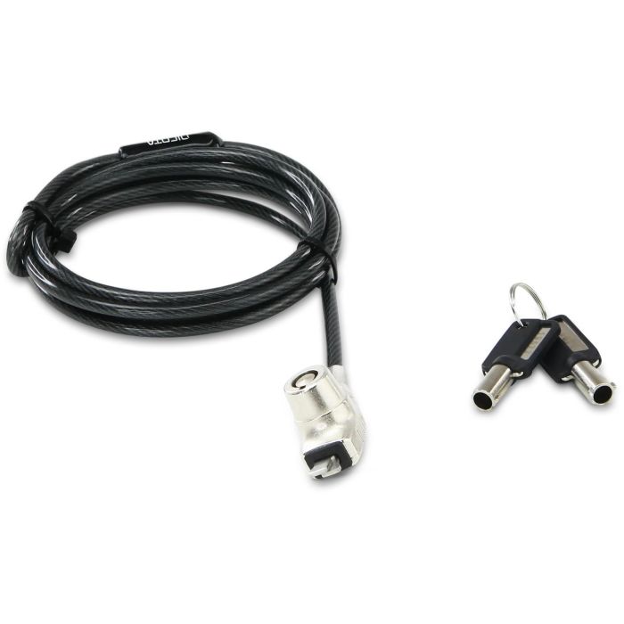 DICOTA Candado para Portátil D31940-V1, Tipo Llave Kensington, 1.5m