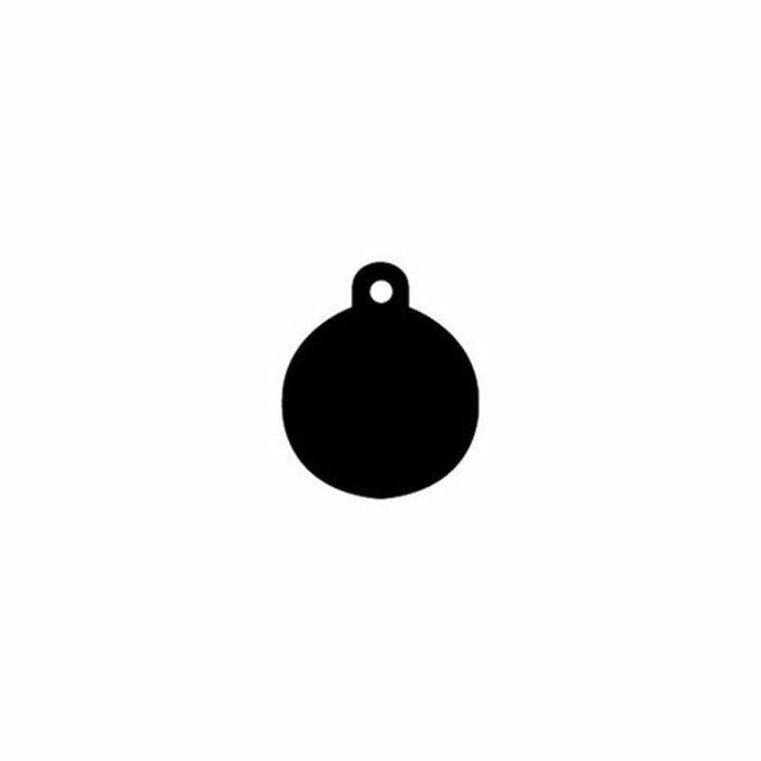 Placa identificativa Imarc Circle Negro 1
