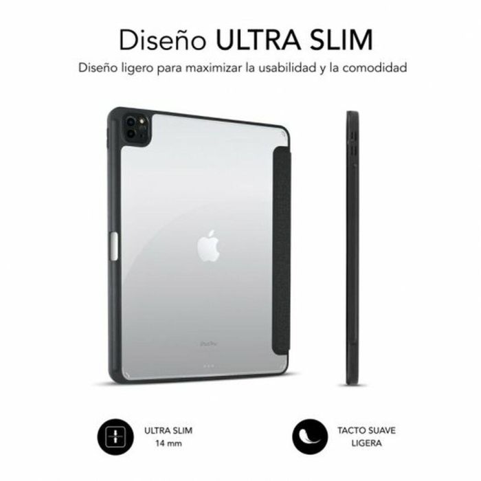 Subblim SUBCST-5SC400 Funda Clear Shock Negra para iPad Pro 11" (2020-2022) y Air 4/5 Gen con Soporte y Ranura Apple Pencil 9 Subblim SUBCST-5SC400 Funda Clear Shock Negra para iPad Pro 11" (2020-2022) y Air 4/5 Gen con Soporte y Ranura Apple Pencil 9