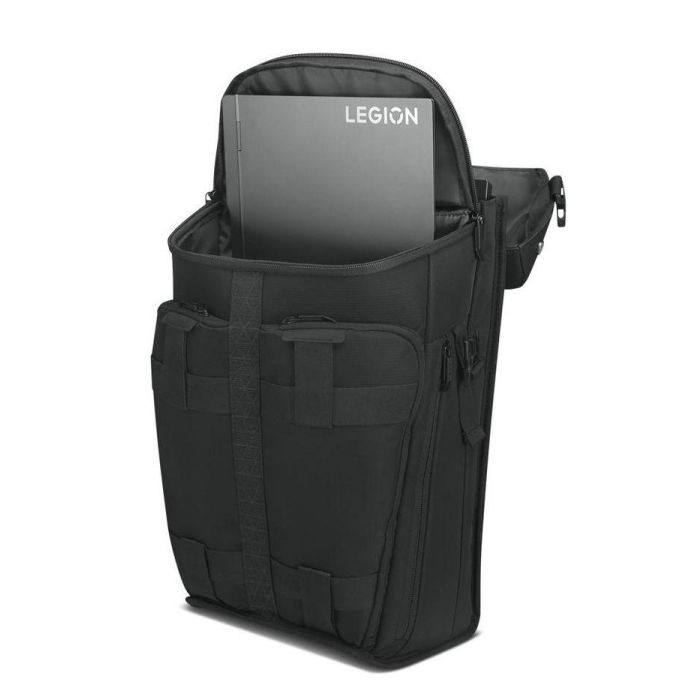 Lenovo Legion Active Gaming Backpack Mochila para Gaming, Compartimentos para Portátil 17", Fabricada con PET Reciclado 4