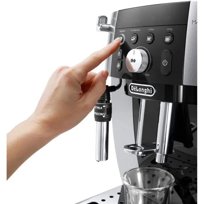 DeLonghi Magnifica S Smart ECAM250.23.SB Máquina Espresso Semi-automática 1.8L Negro Plata 1 DeLonghi Magnifica S Smart ECAM250.23.SB Máquina Espresso Semi-automática 1.8L Negro Plata 1