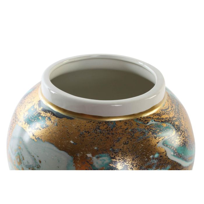 Tibor Moderno DKD Home Decor Azul Dorado 23 x 43 x 23 cm 5 Tibor Moderno DKD Home Decor Azul Dorado 23 x 43 x 23 cm 5