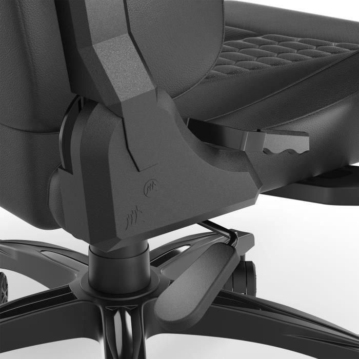Corsair - Silla de oficina - Sillón de juegos - TC100 Relajado - Similar - Ergonomic - Arrojes ajustables - Negro - (CF -9010050 -WW) 4 Corsair - Silla de oficina - Sillón de juegos - TC100 Relajado - Similar - Ergonomic - Arrojes ajustables - Negro - (CF -9010050 -WW) 4