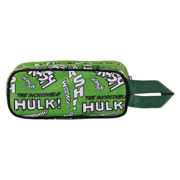 Estuche Portatodo 3D Doble Greenmass Marvel Hulk Verde 1