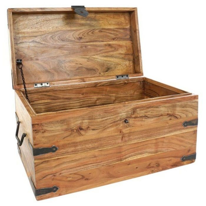 Baúl DKD Home Decor Acacia 60 x 30 x 30 cm 1 Baúl DKD Home Decor Acacia 60 x 30 x 30 cm 1