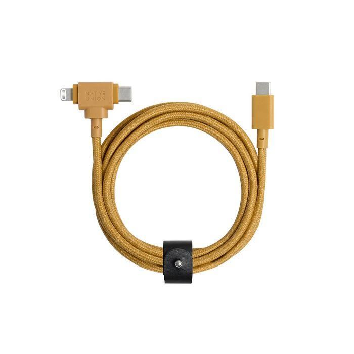 Native Union Belt Cable Universal C To C/L Kraft 1.5M Native Union Belt Cable Universal C To C/L Kraft 1.5M