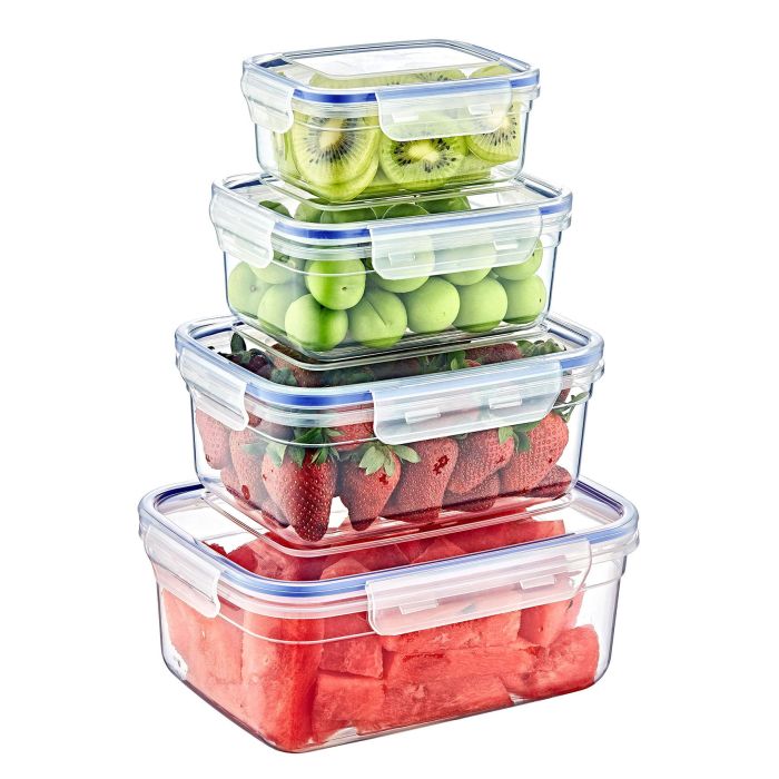 Fiambrera Hermética Rectangular 2300 ml - Dem (12 Unidades) 1 Fiambrera Hermética Rectangular 2300 ml - Dem (12 Unidades) 1