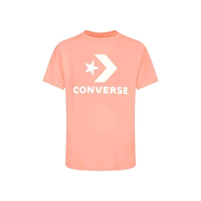 Camiseta de Manga Corta Unisex Converse Standard Fit Center Front Large Salmón 0 Camiseta de Manga Corta Unisex Converse Standard Fit Center Front Large Salmón 0