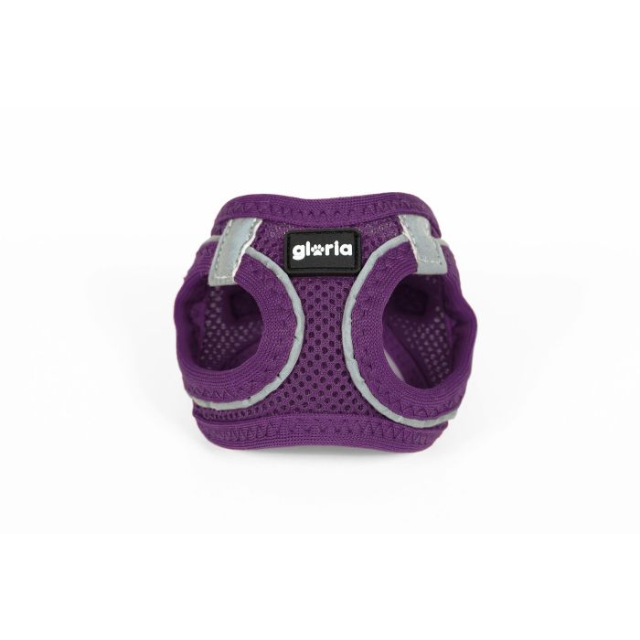 Gloria Arnés-Vestido Trek Star Air Mesh Ligero Transpirable Refrescante Reflectante Morado Talla XXXS Cuello 18-20cm Pecho 24.5-26cm 1