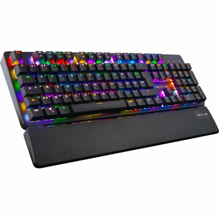 El Interruptor Rojo Mecánico G-Lab Keyz Rubidium y El Teclado Rgb Completamente Personalizables con Descanso de Muñeca 1