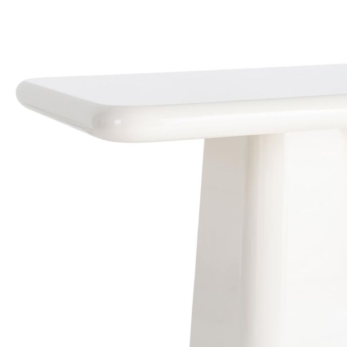 Mesa Auxiliar Lacado Crema Dm Salón 60 X 40 X 61 cm