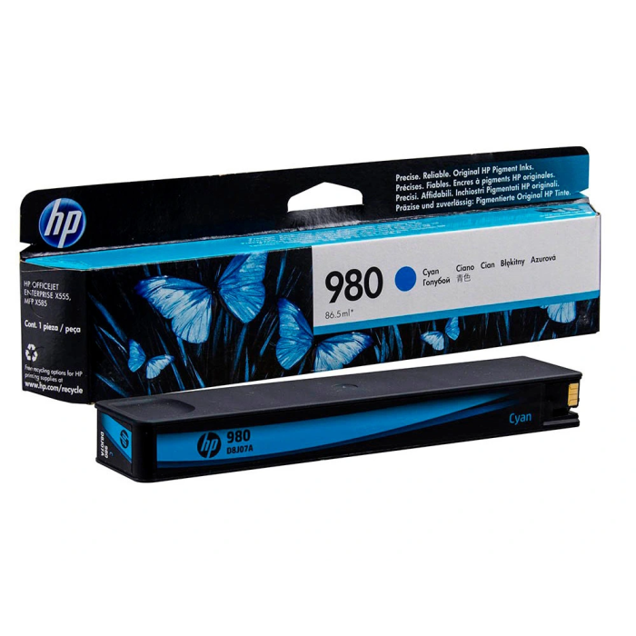 HP Officejet Empresa X585 Toner Cian nº980 3
