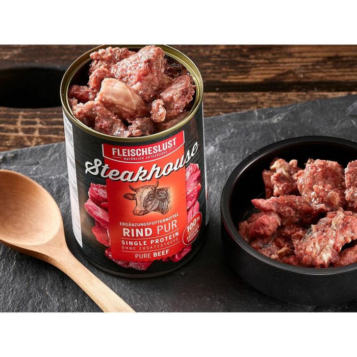 Comida húmeda Fleischeslust Pure 400 gr Ternera 4