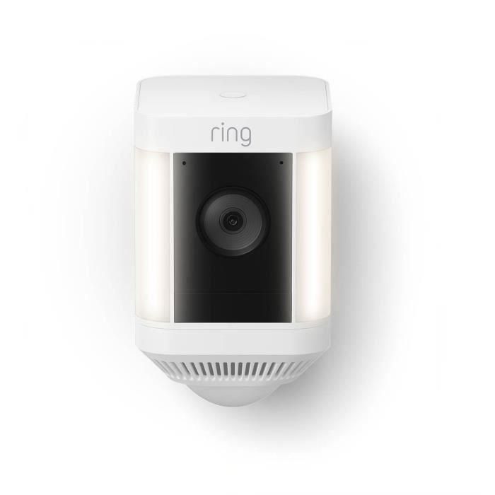 Cámara de vigilancia con batería RING Spotlight Plus - Blanca - UE 1 Cámara de vigilancia con batería RING Spotlight Plus - Blanca - UE 1