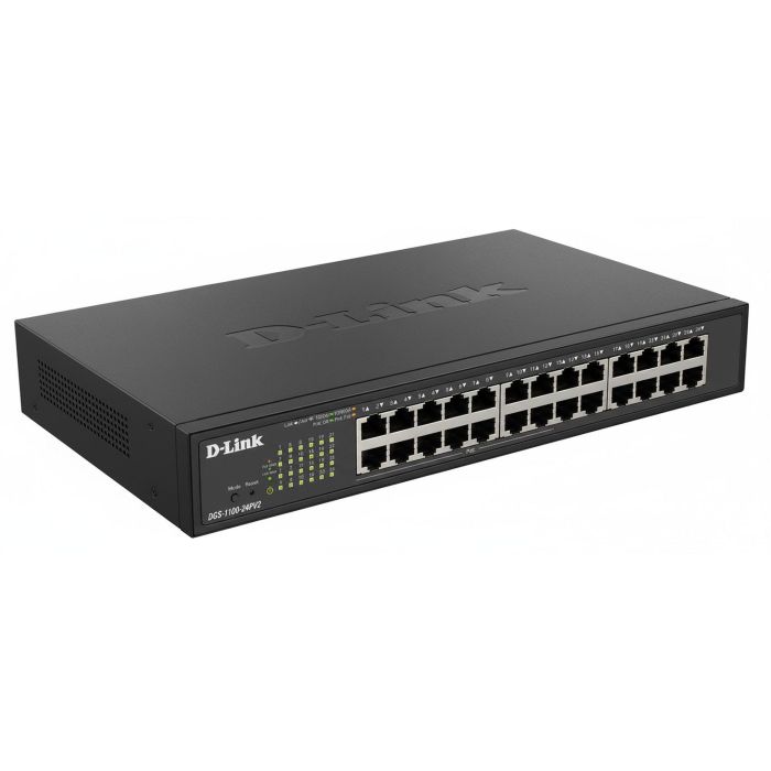 D-Link DGS-1100-10MPV2 Switch Gestionado L2 Gigabit PoE 8 Puertos RJ45 + 2 SFP 130W Montaje en Rack 1