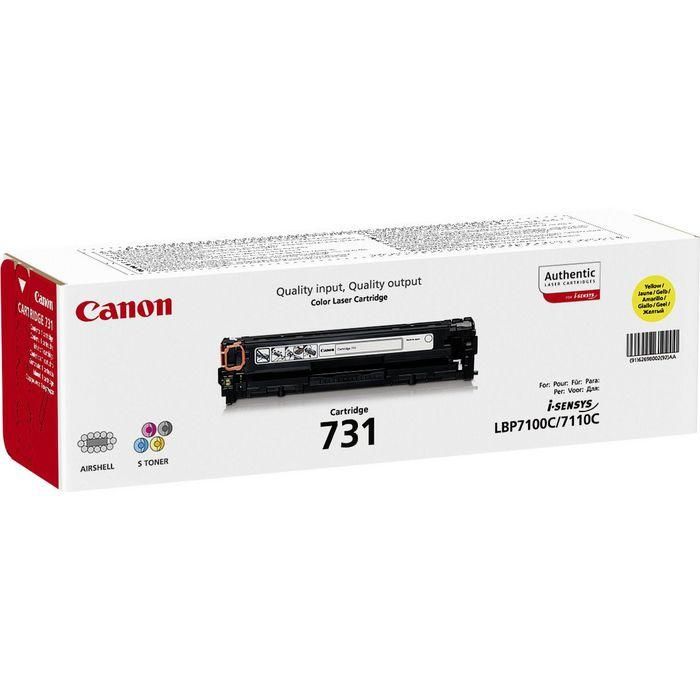 Canon Tóner Amarillo Cartucho 731 Y 1.500 páginas para i-SENSYS LBP7100CN / LBP7110CW 1 Canon Tóner Amarillo Cartucho 731 Y 1.500 páginas para i-SENSYS LBP7100CN / LBP7110CW 1