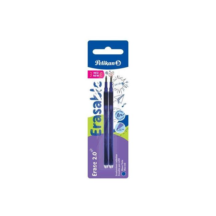 Pelikan Recambio Roller Erase 2.0 Color Azul Blister de 2 Unidades