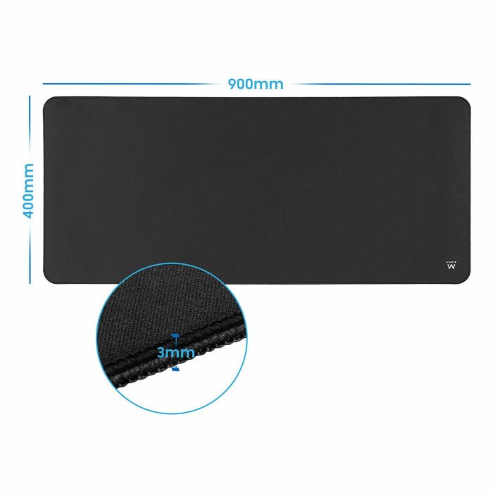 Ewent Alfombrilla Ew3182 Poliéster 900x400x3 mm para Ratón y Teclado, Oficina y Juegos 12