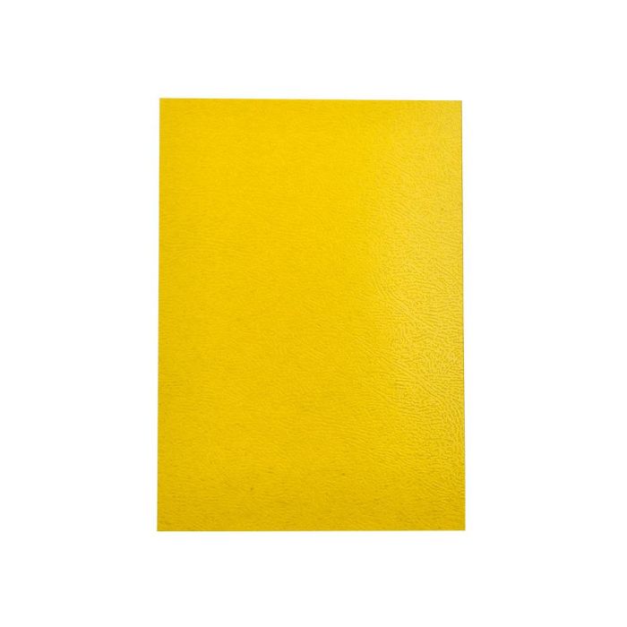 Tapa Encuadernacion Liderpapel Carton A4 0,9 mm Amarillo Fluor Paquete De 50 Unidades 5