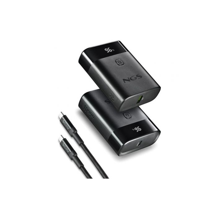 Powerbank 10000mAh NGS TWIX10/ 22.5W/ Negra 2
