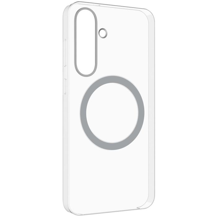 SAMSUNG Funda Qi2 para Galaxy S25 FE Transparente Compatible MagSafe