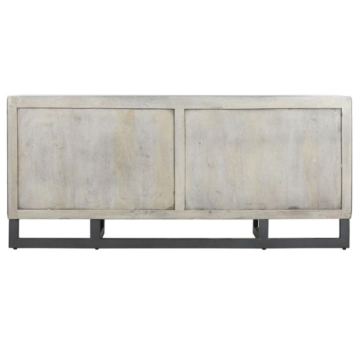 Aparador Home ESPRIT Blanco Metal Madera de mango 180 X 38,7 X 80 cm 4