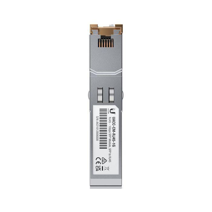 Ubiquiti 1G SFP a 1GbE RJ45 Módulo Transceptor para Conexión Ethernet de Cobre en Puerto SFP hasta 100 Metros 3