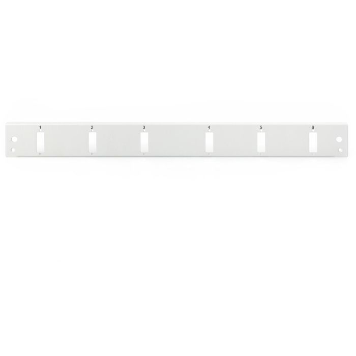 Digitus LWL Spleißbox Frontblende 1HE 6xSC DX - Panel de Conexión de Fibra Óptica con Cierre Rápido 1