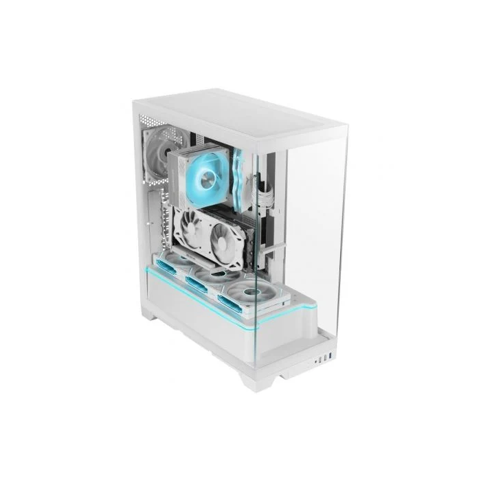 Mars Gaming Caja ATX Semitorre MCprismaW Blanca Triple Cristal Templado Mars Gaming Caja ATX Semitorre MCprismaW Blanca Triple Cristal Templado