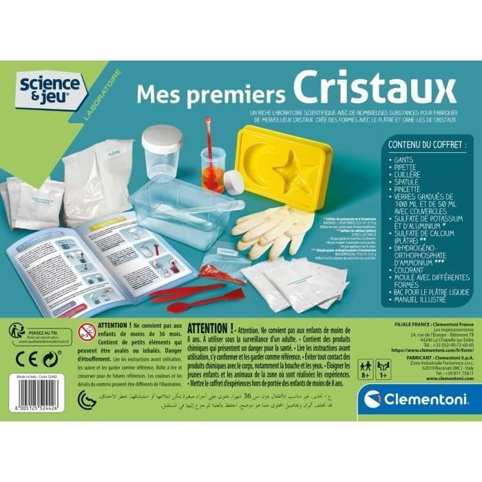 Clementoni Science & Jeu: Crea tus Cristales - Juego Científico y Laboratorio para Niños. Descubre Reacciones Químicas y Crea Formas Brillantes 4 Clementoni Science & Jeu: Crea tus Cristales - Juego Científico y Laboratorio para Niños. Descubre Reacciones Químicas y Crea Formas Brillantes 4
