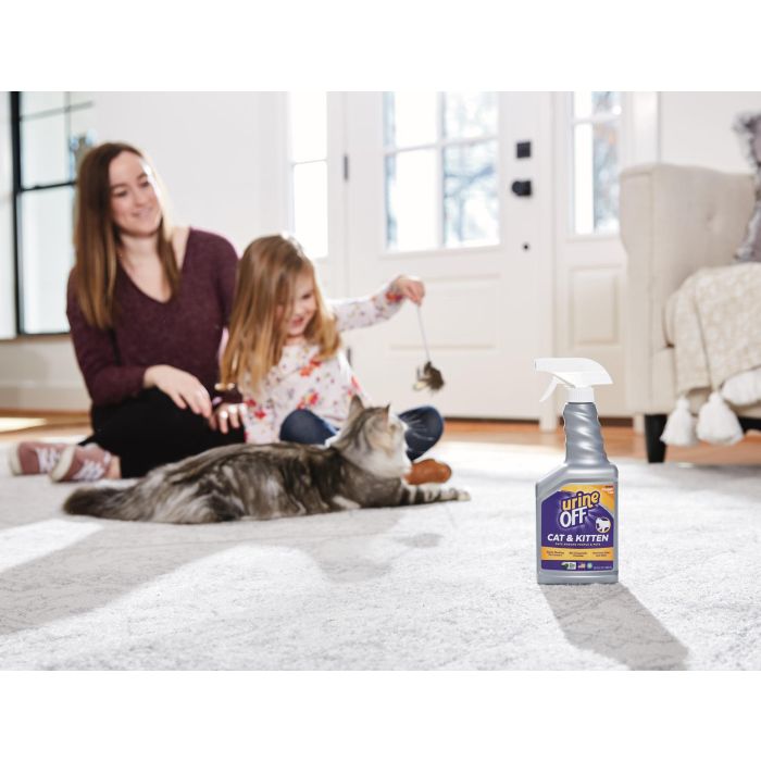 Urine Off Espray Eliminador de Manchas y Olores de Orina para Gatos y Gatitos - Ecológico, Inodoro, Previene Marcaje 500 ml 0 Urine Off Espray Eliminador de Manchas y Olores de Orina para Gatos y Gatitos - Ecológico, Inodoro, Previene Marcaje 500 ml 0