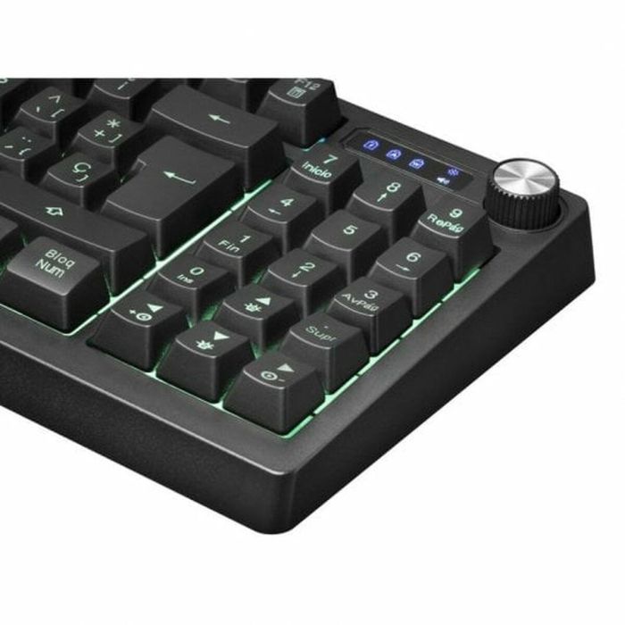 Teclado Gaming Mars Gaming MKREVO LED RGB Negro 2