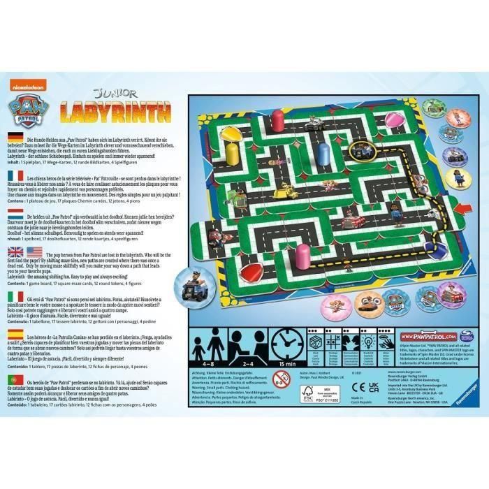 Juego de Mesa Ravensburger Paw Patrol Junior Maze (FR) 2