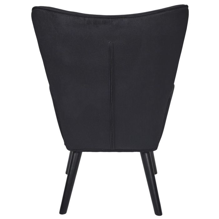 Home Deco Factory Butaca-Sillón Giulia Negro Colección Lounge 5