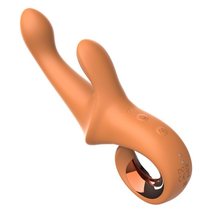 Vibrador Doble Estimulación Dream Toys Glam Naranja 2 Vibrador Doble Estimulación Dream Toys Glam Naranja 2