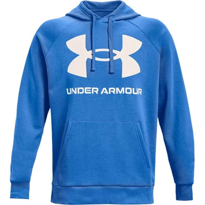 Sudadera con Capucha Hombre Under Armour Rival Big Logo Azul 0 Sudadera con Capucha Hombre Under Armour Rival Big Logo Azul 0