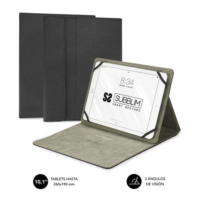 SUBBLIM Funda Stand Tablet Case 10,1" Black SUBBLIM Funda Stand Tablet Case 10,1" Black