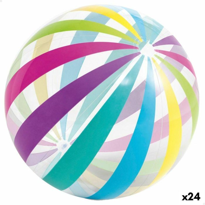Pelota de playa Intex Jumbo Ø 107 cm PVC (24 Unidades) 0 Pelota de playa Intex Jumbo Ø 107 cm PVC (24 Unidades) 0