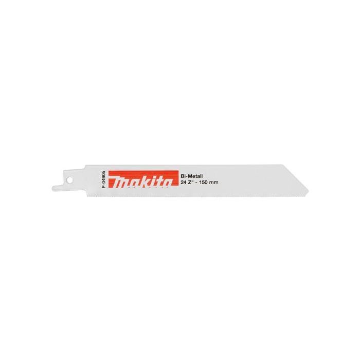Makita P-04905 Hoja de Sierra de Sable Bimetálica 150/24Z para Acero Inoxidable Delgado 15 cm
