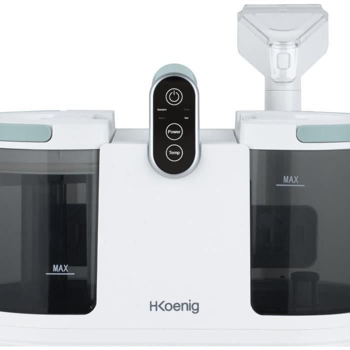 Limpiador textil con agua caliente - HKoeNIG TWT88 - 1600 ml - 290 ml/min - 1200 W - Blanco 4 Limpiador textil con agua caliente - HKoeNIG TWT88 - 1600 ml - 290 ml/min - 1200 W - Blanco 4
