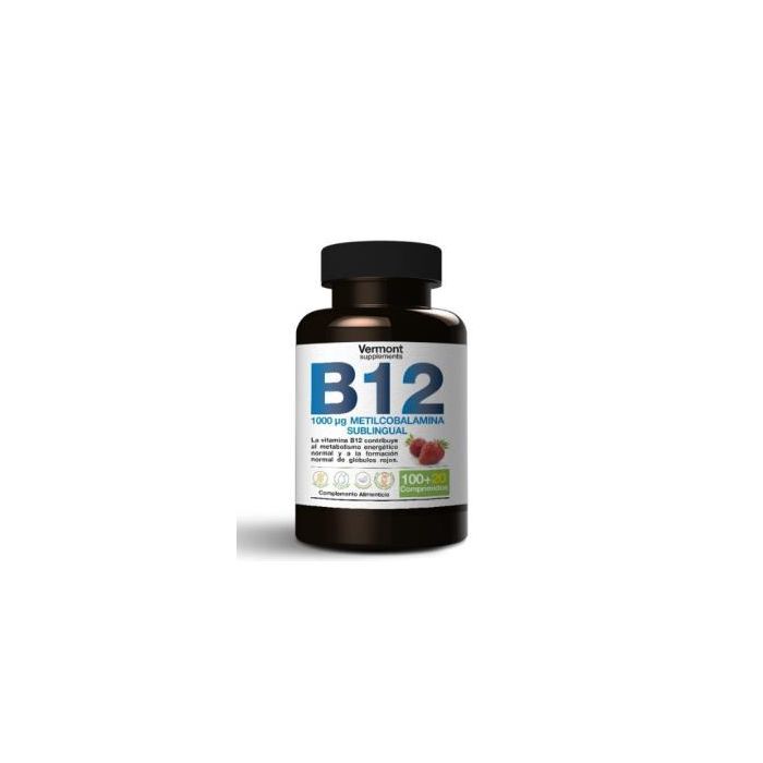 Vitamina B12 1000Mcg Mastic 120Comp.