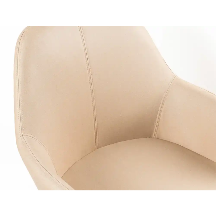 Q-connect Silla Confidente Marrón Arena Base Metálica Altura Máx 820 mm Anchura 570 mm Profundidad 580 mm Tela 8