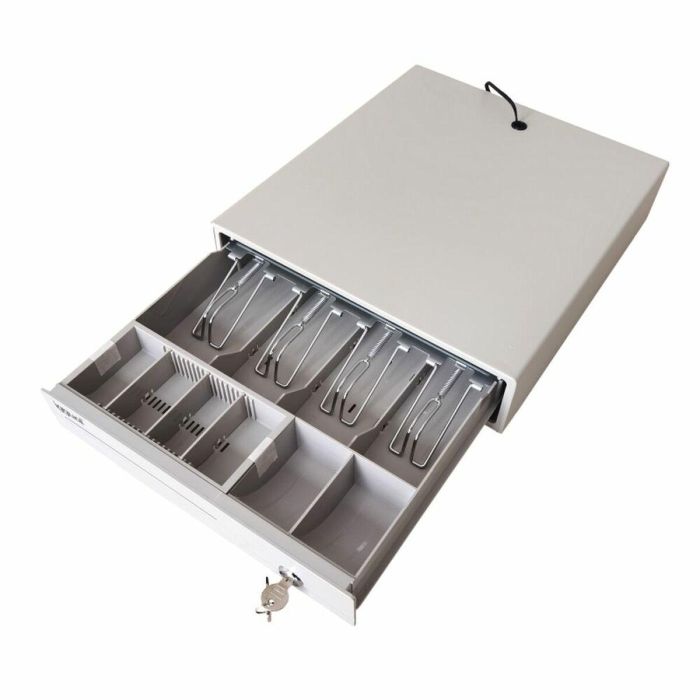 Cajón Portamonedas iggual IRON-1W IGG315316 41 cm Blanco 1 Cajón Portamonedas iggual IRON-1W IGG315316 41 cm Blanco 1
